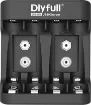 Charges up to four AA/AAA or 2 x 9V Ni-MH or Ni-Cad cells at once for keeping your devices powered up. Indicators display charging mode at a glance. Automatically stops once cells are charged.
