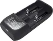 This intelligent charger has two independent charging slots to charge any combination of Ni-MH, Ni-Cd, Li-ion, or LiFePO4 cells at the same time.
