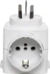 Allows appliances from all over the world to be plugged into Australian outlets. Use on almost any appliance, such as mobile phone chargers, shavers, irons or laptops.
Suits appliances from most countries.