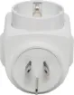 Allows appliances from all over the world to be plugged into Australian outlets. Use on almost any appliance, such as mobile phone chargers, shavers, irons or laptops.
Suits appliances from most countries.