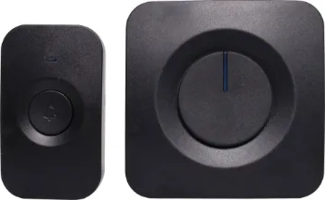 Wireless Multi-Tone Home Doorbell  Provides up to 200m wireless range and 52 doorbell tunes so you always know when visitors arrive. 4 level volume control.  IP56 rated doorbell button. Requires 23A battery for transmitter and 3 x AAA batteries for receiver. 433.92MHz frequency.