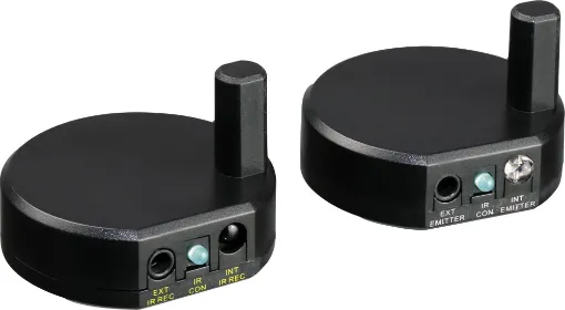 This handy device converts the signal from your remote controls to an RF signal. 