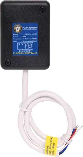 This receiver is compatible with A 1017A and A1021A remotes. The receiver is so small that it can be easily installed into your existing automatic gate opener or garage door controls. 