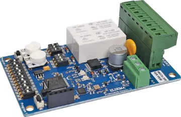 PCR43302R 433Mhz 2 Channel Receiver This receiver is compatible with A 1017A and A 1025A remotes. The receiver is small and can be easily installed into your existing automatic gate opener or garage door controls.