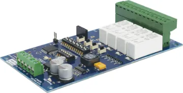 PCR43304R 433Mhz 4 Channel Receiver This receiver is compatible with FOB433 remotes. The receiver is small and can be easily installed into your existing automatic gate opener or garage door controls.