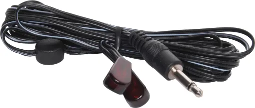 A dual eye IR emitter to suit resi-linx IR extension system (RL-IR305) and RF modulator range. Fitted with a 3.5mm mono headphone plug. Compatible with RF IR pass back systems (5V) and Hard Wired IR systems (12V)