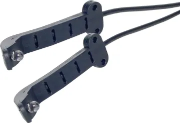 Dual IR Emitter These plug into the A 1074A and are placed in close proximity of the equipment to be controlled. They relay the IR commands to the AV devices.