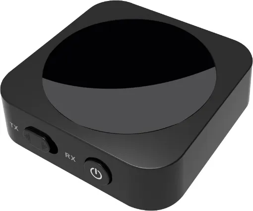 Bluetooth Audio Transmitter and Receiver. Send TV audio to your headphones! Transmits or receives audio via Bluetooth 4.1. Can be powered via USB on your TV (cable included). Uses low latency technology so theres no lip sync issues! Includes 3.5mm & RCA cables.