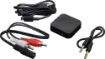 Bluetooth Audio Transmitter and Receiver. Send TV audio to your headphones! Transmits or receives audio via Bluetooth 4.1. Can be powered via USB on your TV (cable included). Uses low latency technology so theres no lip sync issues! Includes 3.5mm & RCA cables.