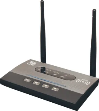 High Power Bluetooth V5.0 Audio Transmitter & Receiver Operates both as a transmitter and receiver, allowing you to send music from your phone for playback through an amplifier or powered speakers OR to transmit audio from a non-bluetooth device to Bluetooth headphones or amplifier/ receiver.
