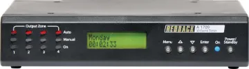 50 Event 4 Output 24 Hour 7 day Timer A versatile timer which has four switched 24V outputs and four closing contacts which activate simultaneously. It permits a total of 50 event switching times. Each can be set to turn on any single day of the week or on multiple days for up to 24 hours.