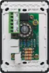 Designed to control 100V line speaker systems these attenuators are fitted to industry standard wall plates and install into an electrical wall box. 