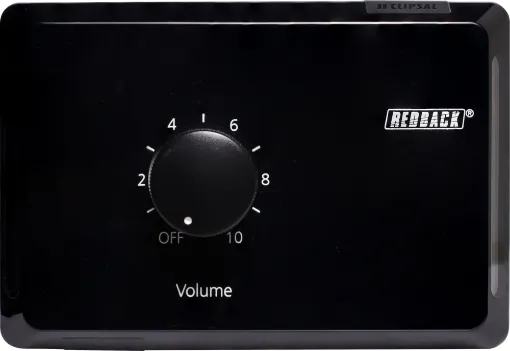 Designed to control 100V line speaker systems these attenuators are fitted to industry standard wall plates and install into an electrical wall box. 