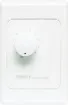 Designed to control 100V line speaker systems these attenuators are fitted to industry standard wall plates and install into an electrical wall box. They feature 11 position switches
