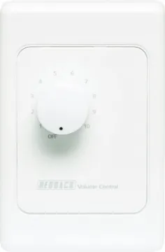 Attenuator Volume Control 10W 100V Line - Vert. Clipsal Plate Designed to control 100V line speaker systems these attenuators are fitted to industry standard wall plates and install into an electrical wall box. They feature 11 position switches