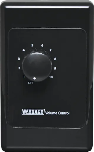 New models supplied with two facia covers to suit your decor. 

Designed to control 100V line speaker systems these attenuators are fitted to industry standard wall plates and install into an electrical wall box. They feature 11 position switches