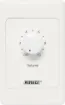 New models supplied with two facia covers to suit your decor. 

Designed to control 100V line speaker systems these attenuators are fitted to industry standard wall plates and install into an electrical wall box.
