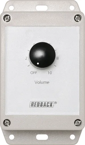 Designed to control 100V line speaker systems these attenuators have been enclosed in a ABS Flange Mount Enclosure.