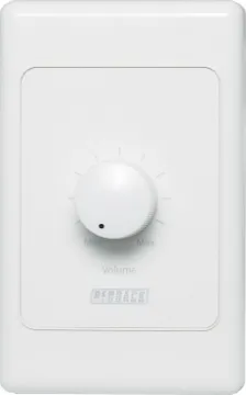 Remote Volume Control For Redback Amplifier New model supplied with two facia covers to suit your decor. 
Connects via figure 8 cable to the "remote volume" terminals of the amplifier. Enabling overall volume to be adjusted as required.
Features a PCB jumper to reverse the volume contr