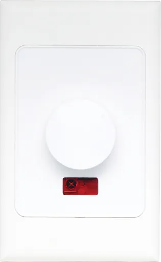 Fully self contained stereo volume controls on a single gang switch plate. 11 settings plus off. A compact and easy to install solution for expanding your home audio system. Great for patio's, games rooms and entertainment areas. Anywhere extra pa