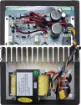 A compact high performance subwoofer amp equipped with volume, frequency control, phase switch, high & low level outputs. 120W RMS, stable into 4 ohms. Build your own tuned home cinema subwoofer! 
235H x 175Wmm cutout.