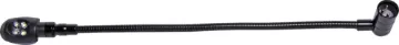 12VDC 450mm 90 Deg. XLR Gooseneck LED Lamp Featuring four high power LED''s. XLR 3 Pin connection. Approx. 450mm length. 12V DC powered.