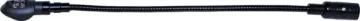 12VDC 350mm XLR Gooseneck LED Lamp Featuring four high power LED's. XLR 3 Pin connection. Approx. 350mm length. 12V DC powered.