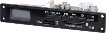 MP3 USB/SD Module To Suit A4275 and A4285 Mixers Optional Plugin Board to suit the A4275 and A4285 mixer amplifiers. Enables audio playback of MP3 files from USB stick and SD memory cards.