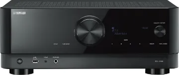 Yamaha RX-V4A 5.2 Surround Sound Receiver 5.2 channel AV receiver with CINEMA DSP 3D, HDMI 4-in/1-out, wireless surround.Movie watchers are catered for with 4K Ultra HD as well as HDMI 2.0, BT.2020 compatibility and HDCP 2.2, HDR video. 80W RMS per channel. Four HDMI inputs. Wireless rear speaker capability.