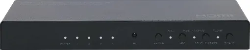 The 4 port HDMl 4K switch lets you share a display with four HDMl™-enabled A/V devices.