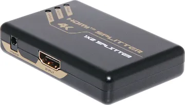 2 Way HDMI Splitter 10.2GBps Bandwidth Allows the connection of a single HDMI source to two HDMI displays with no loss of signal quality. Suitable for home theatre, conference centres, sports bars, concerts, board rooms,etc. Multiple splitter units may be daisy chained together.