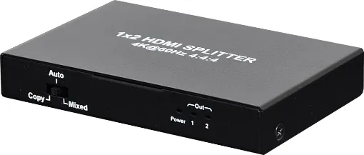 Allows the connection of a single HDMI source to multiple HDMI displays with no loss of quality. 