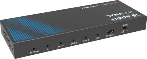 This is a high performance 1x HDMI input to 4x HDMI output switcher which is powered via a USB port. 