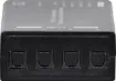 Provides automatic switching between 4 S/PDIF digital audio sources. Supports common audio formats. Single S/PDIF output. Includes power supply. 