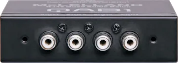 4 Channel Audio UTP Extender Balun This compact box converts four RCA audio signals into a UTP RJ45 output for transmission over long distance (up to 670m). May be used for two stereo signals or four mono signals. Ideal for domestic and commercial audio systems requiring audio source.