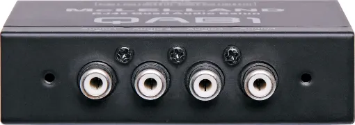 This compact box converts four RCA audio signals into a UTP RJ45 output for transmission over long distance (up to 670m). May be used for two stereo signals or four mono signals. Ideal for domestic and commercial audio systems requiring audio source.