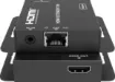 This extender can send HD video/audio signal and IR control up to 70m@1080p, and 40m@4K30 resolution via a single CAT5e/6 cable with zero-delay and uncompressed transmission. The HDMI loop output can be cascaded to the next extender, supporting resolution up to 4K@30Hz. 