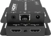 This extender can send HD video/audio signal and IR control up to 70m@1080p, and 40m@4K30 resolution via a single CAT5e/6 cable with zero-delay and uncompressed transmission. The HDMI loop output can be cascaded to the next extender, supporting resolution up to 4K@30Hz. 