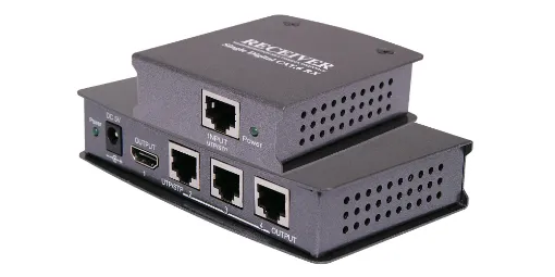 An ideal solution for pubs, clubs and venues, this HDMI extender system allows a single HDMI source to be shared across multiple screens located up to 30m away with Cat5e and 50m with Cat6. 