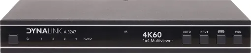 This product is designed for the purpose of connecting four 4K @ 60Hz UHD HDMI sources, and displaying each on a single display