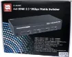 This 4x4 HDMI 2.0 18Gbps Matrix Switcher can switch any of these 4 HDMI 2.0 Sources to four HDMI 2.0 Displays.