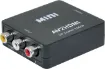 This handy box provides a way to connect older AV devices (such as retro gaming consoles, VCRs & camcorders)  to HDMI inputs and upscales the signal to 1080p @ 60Hz. 720p/1080p selectable.  USB powered.