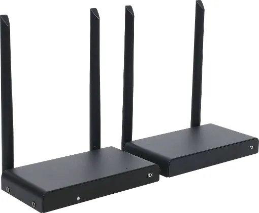 This 4K wireless HDMI extender system supports 4K 60Hz resolutions with super smooth playback and low latency. You can now watch TV in your bedroom, study or any other room without messy cables.