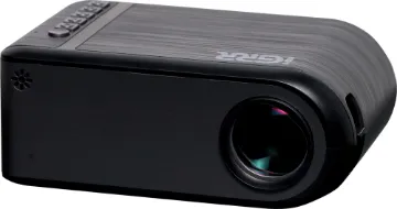 Mini LED Projector With Wi-Fi Mirroring This compact projector offers excellent LED picture quality with 800x480p resolution for screens up to 4m (170”) wide!