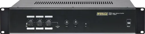 A staple of the Redback range since we first started, the 30W amplifier meets the requirements of small to medium public address installations. Rack mount version of Redback A 4024A.
