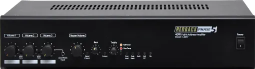 Designed to meet the requirements of medium sized professional public address installations, delivering an output power of 40W RMS respectively. 