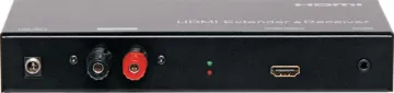 HDMI Two Core Cabling Balun Extender System Receiver This ingenious Foxtel compatible device allows you to extend your 1080p HDMI source over any 2-conductor cable including twisted cable, telephone cable or Cat5/6 etc. We recommend 12AWG - 19AWG cable. Extends a 1080p signal up to 3800m over standard