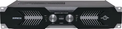 The Apple series Biema power amplifiers are a cost effective solution for demanding commercial audio applications. These non-bridgeable models are designed to be used as standard 2 channel or stereo amplifiers. The design incorporates a fan forced cooling sys