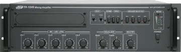 PA Mixer Amplifier 4 Zone 240W An economical solution for smaller installations including offices, workshops, smaller shopping arcades, schools etc.
