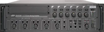 PA Mixer Amplifier 6 Zone 120W With Attenuators Housed in a heavy duty 3RU rack mount cabinet, these mixer amplifiers include a host of features and are ideally suited for schools, offices, medical suites, office/factory units etc.